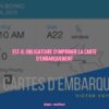 est-il obligatoire d'imprimer la carte d'embarquement ?